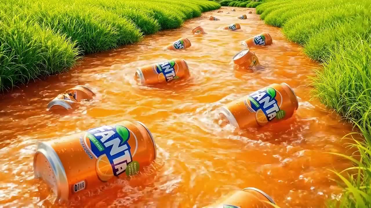 Cascading Liquid Rivers · AI ASMR